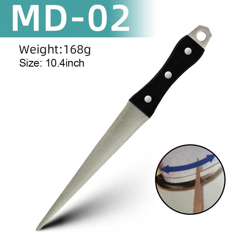 Professional Knife Sharpening Stone Dual Grit Honing Bar For Curved Blades Sickle  Kitchen Cutlery 7