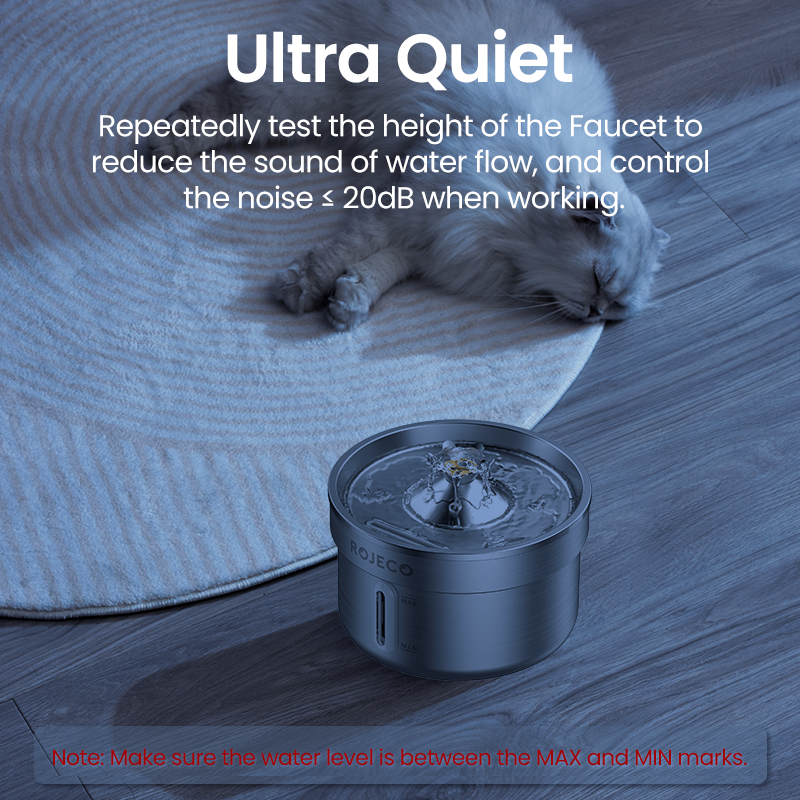 Stainless Steel Pet Drinking Fountain Automatic Cat Water Fountain For Healthy Hydration 3