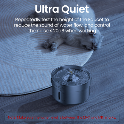 Stainless Steel Pet Drinking Fountain Automatic Cat Water Fountain For Healthy Hydration 3