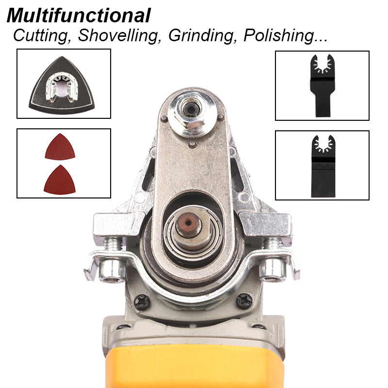 Oscillating Saw Blade Adapter Multifunctional Angle Grinder Converter Tool Kit For Cutting Sanding  5