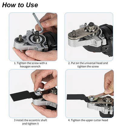 Oscillating Saw Blade Adapter Multifunctional Angle Grinder Converter Tool Kit For Cutting Sanding  7