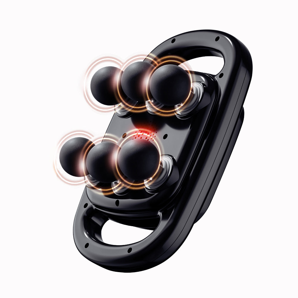 Professional Fascia Massage Gun 6 Head Muscle Massager Gun for Neck Shoulder  Waist High Frequency