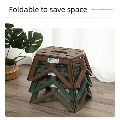 Portable Outdoor Small Stool HeavyDuty Folding Chair for Camping Fishing  Beach