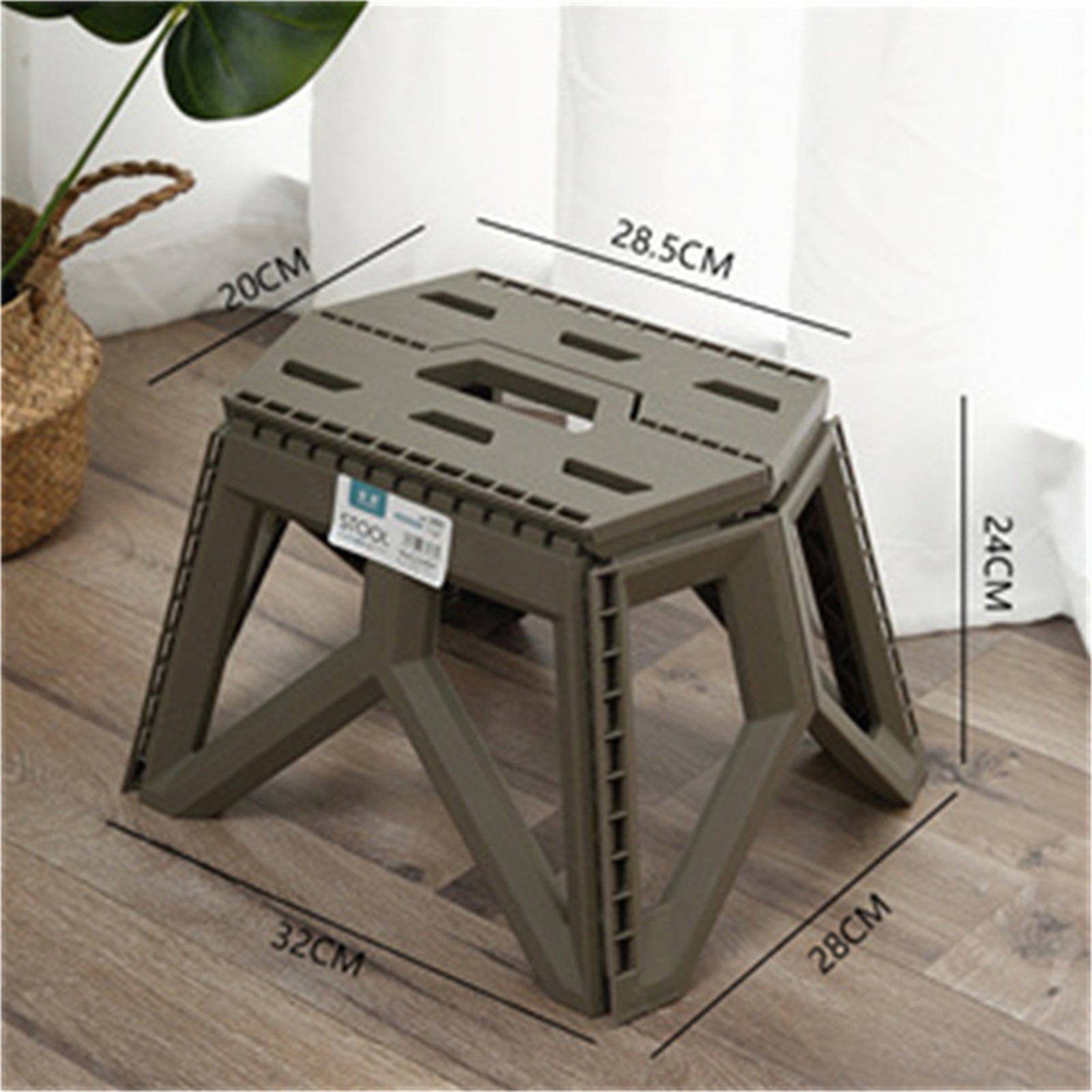 Portable Outdoor Small Stool HeavyDuty Folding Chair for Camping Fishing  Beach