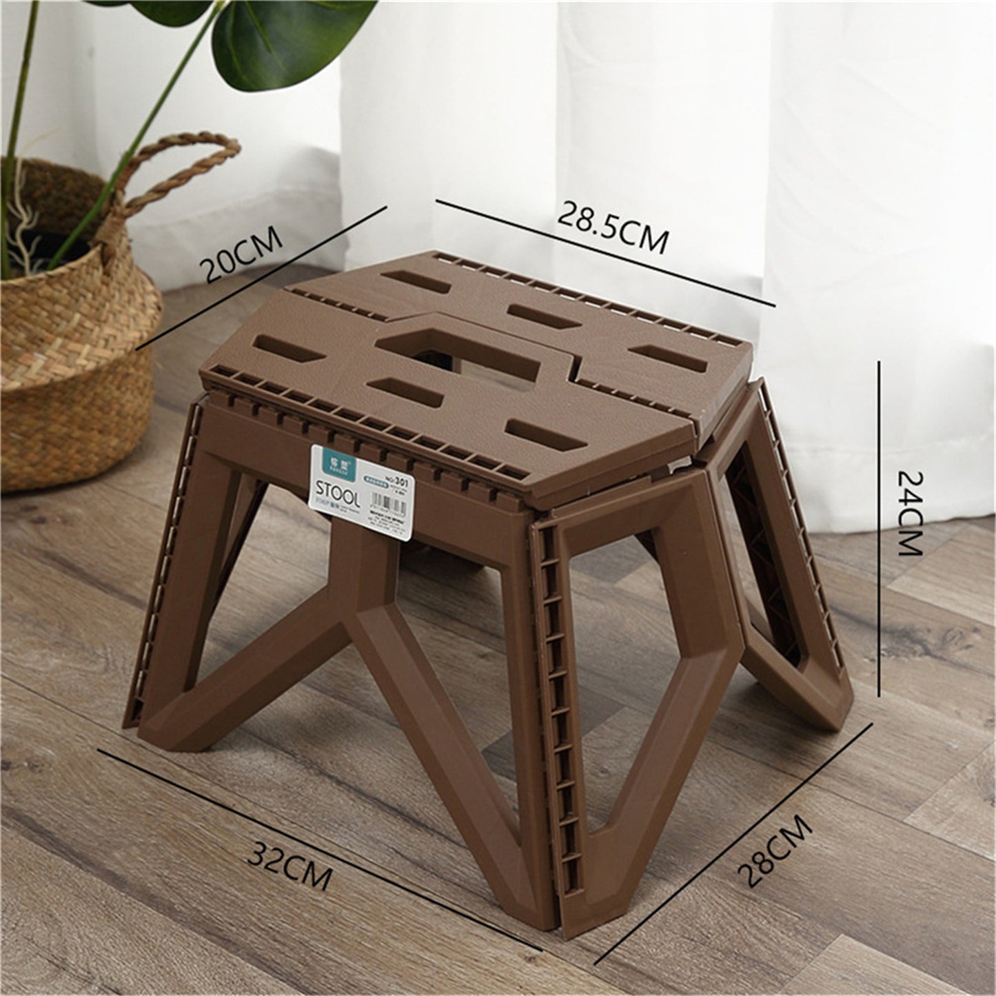 Portable Outdoor Small Stool HeavyDuty Folding Chair for Camping Fishing  Beach