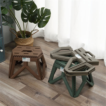 Portable Outdoor Small Stool Heavy-Duty Folding Chair for Camping, Fishing & Beach