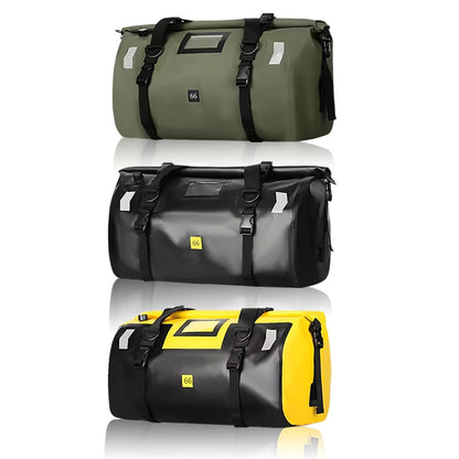 Motorcycle Dry Bag Waterproof Reflective Duffle Bag For Riding Boating Fishing  Outdoor Adventures 7