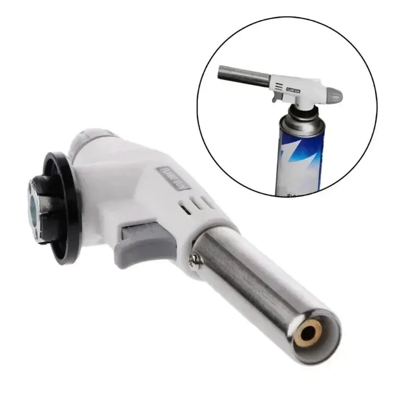 Portable Flame Gun Torch Multifunctional BBQ  Camping Burner for Cooking Soldering  Desserts