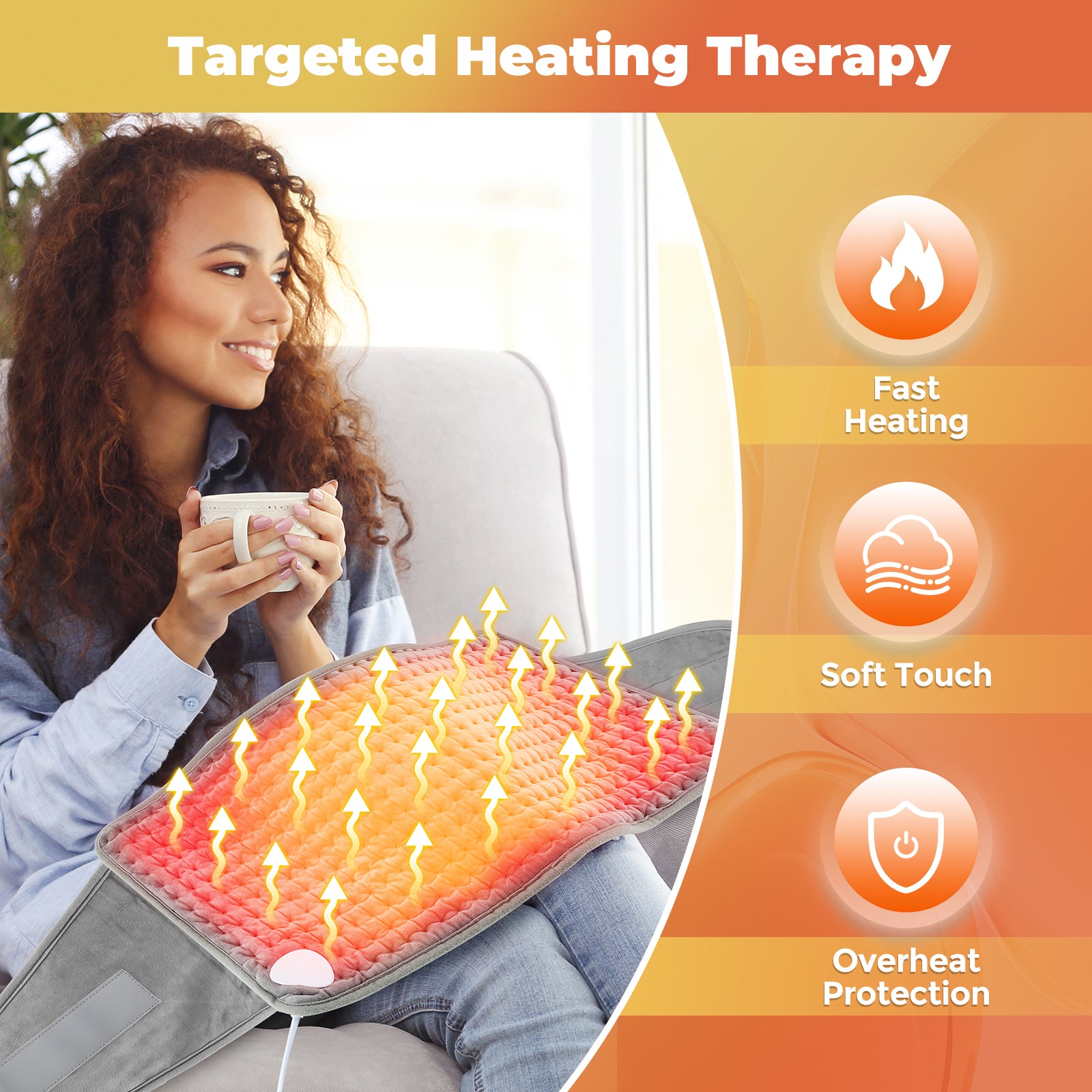 Therapeutic Heat Pad for Pain Relief