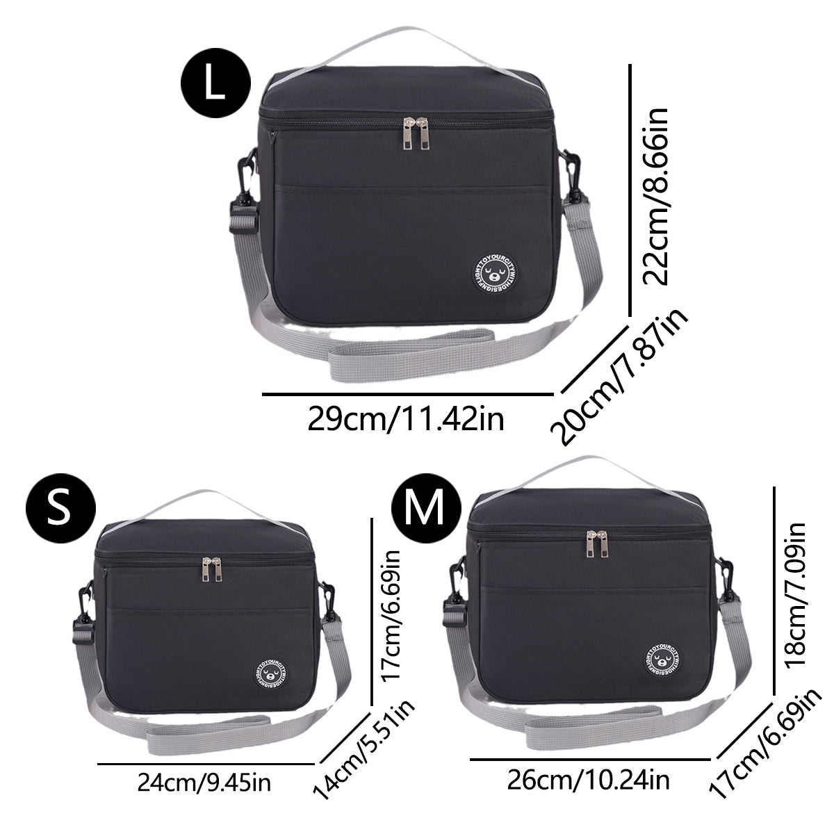 Insulated Lunch Box Bag With Shoulder Strap Leakproof  TravelFriendly For Work School  Picnics 4