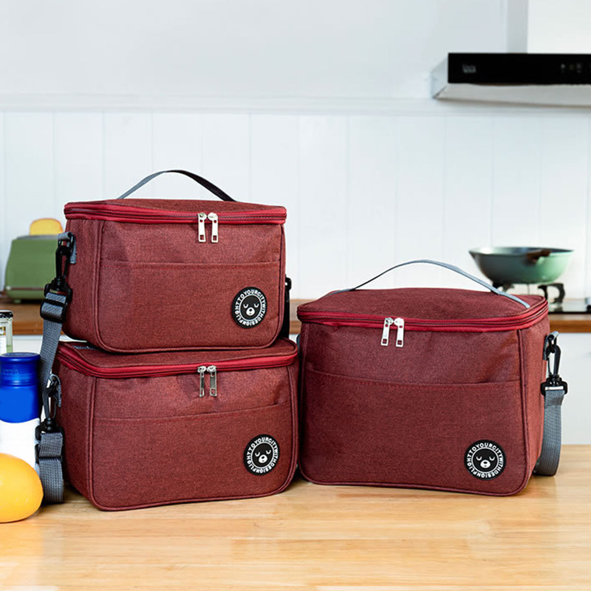 Insulated Lunch Box Bag With Shoulder Strap Leakproof  TravelFriendly For Work School  Picnics 3