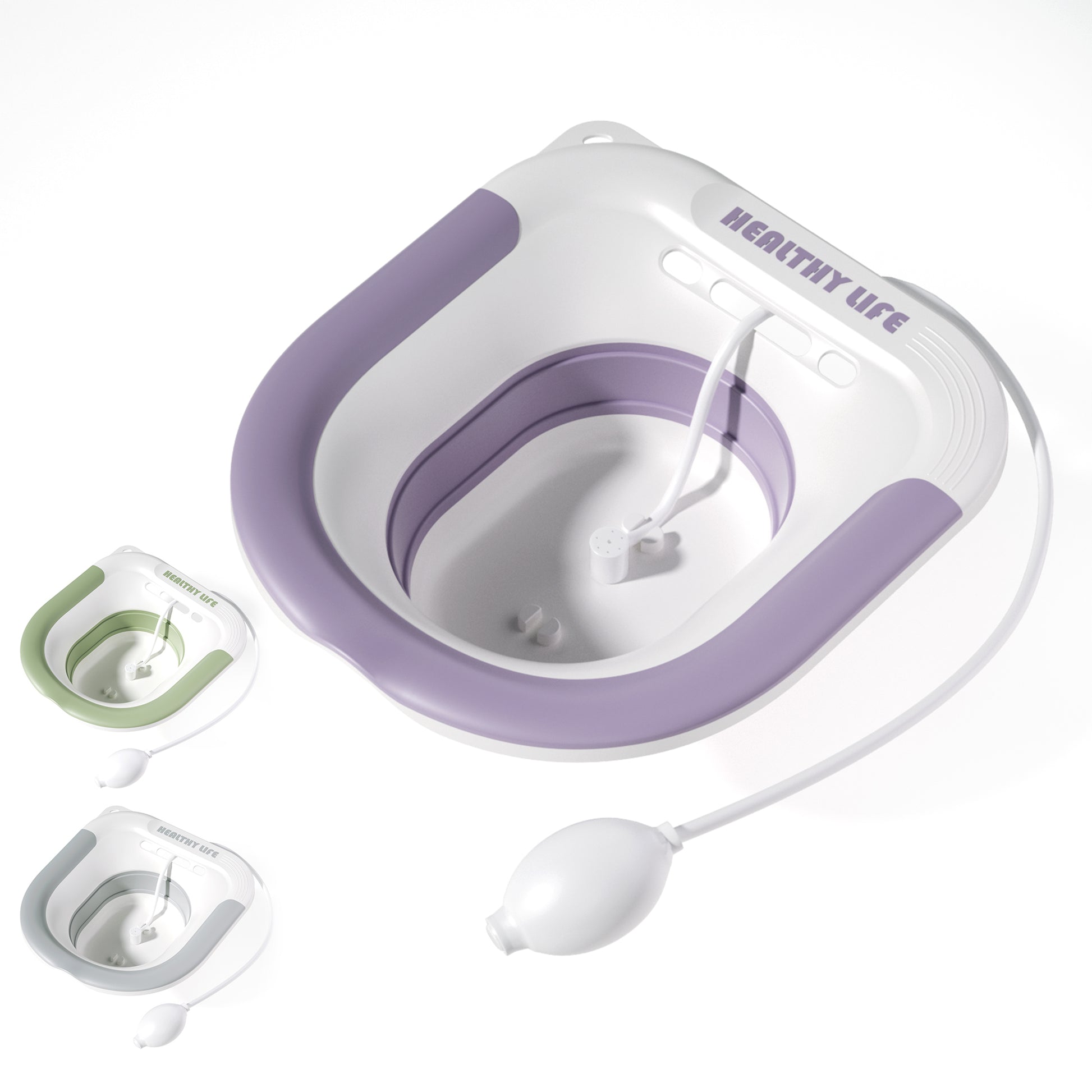 Pregnant Women Sitz Bath Tub Folding Toilet Basin For Postpartum Care  Hemorrhoid Relief 1