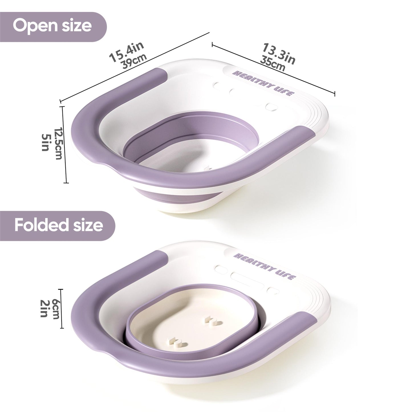 Pregnant Women Sitz Bath Tub Folding Toilet Basin for Postpartum Care  Hemorrhoid Relief 12