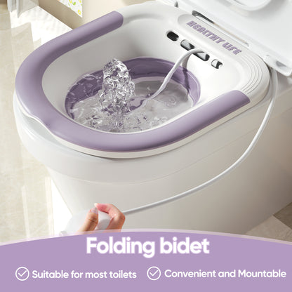 Pregnant Women Sitz Bath Tub Folding Toilet Basin For Postpartum Care  Hemorrhoid Relief 3
