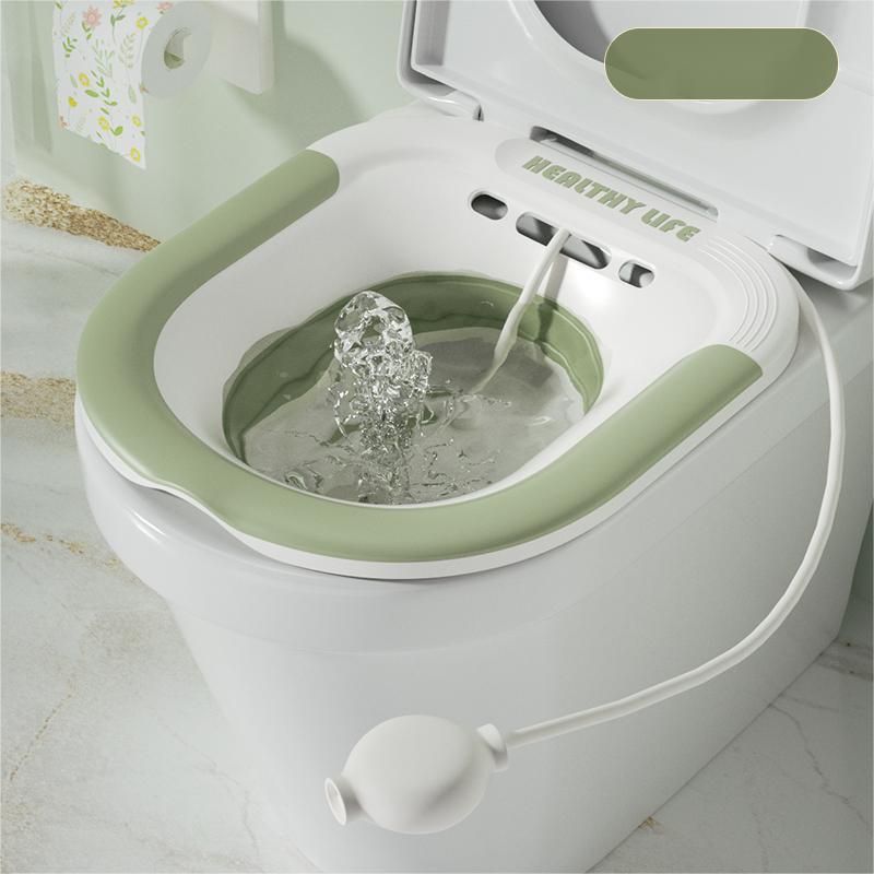 Pregnant Women Sitz Bath Tub Folding Toilet Basin For Postpartum Care  Hemorrhoid Relief 8