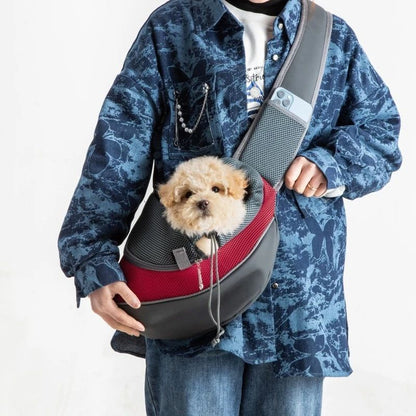 Dog Carrier Backpack Travel Tote Shoulder Bag & Mesh Sling Carry Pack for Pets