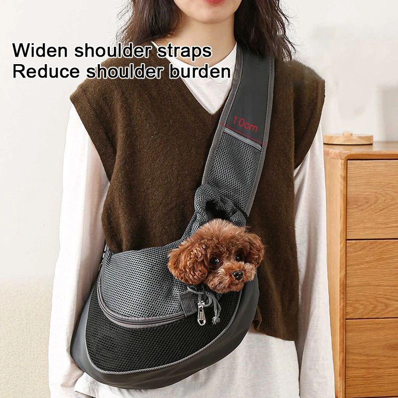 Dog Carrier Backpack Travel Tote Shoulder Bag  Mesh Sling Carry Pack for Pets