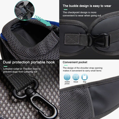 Dog Carrier Backpack Travel Tote Shoulder Bag  Mesh Sling Carry Pack for Pets