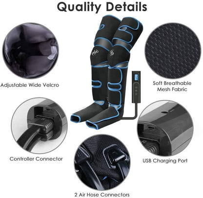 Leg Massager With Heating Tech Promotes Blood Circulation  Muscle Relaxation 4
