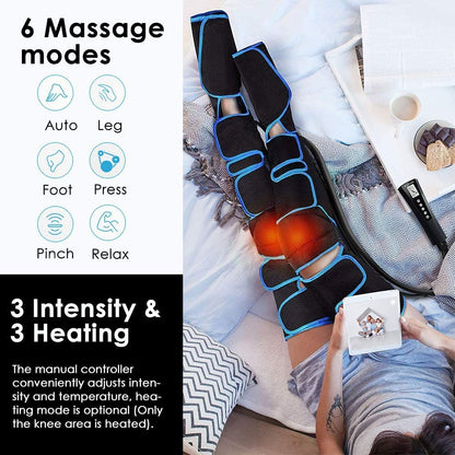 Leg Massager With Heating Tech Promotes Blood Circulation  Muscle Relaxation 5