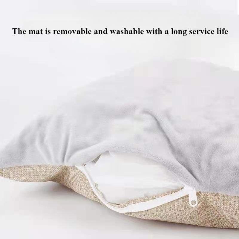 Winter Cute And Warm House Foldable  Washable Puppy Cave Bed For Small  Medium Pets 3