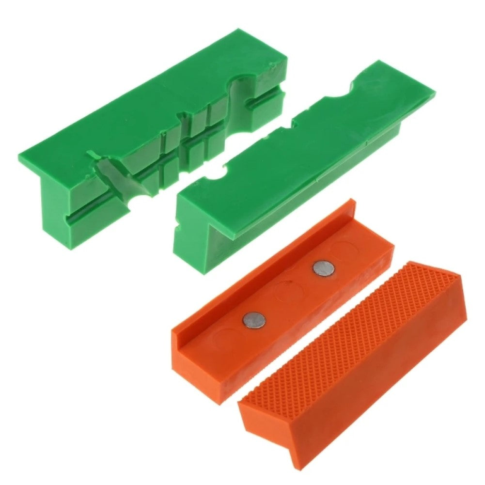 Magnetic Soft Jaw Pads For Bench Vise Rubber Protective Pads Wood  Delicate Materials 3
