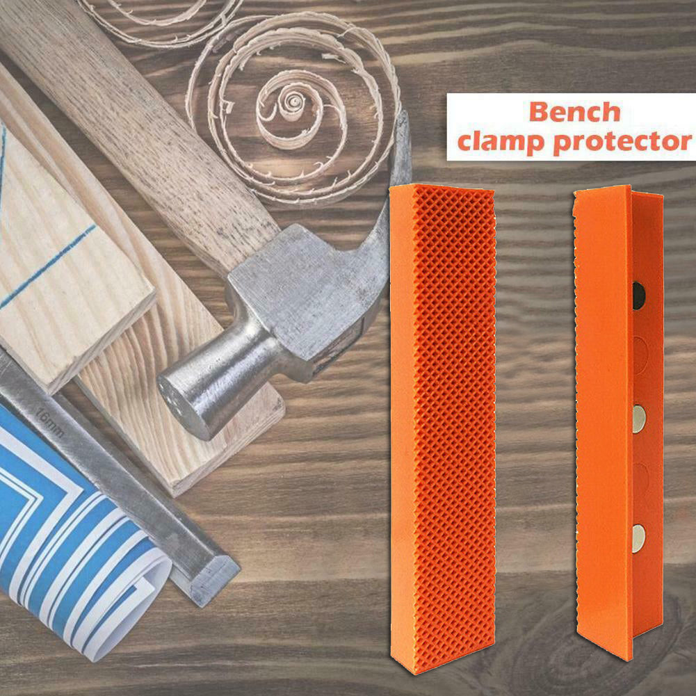 Magnetic Soft Jaw Pads For Bench Vise Rubber Protective Pads Wood  Delicate Materials 4