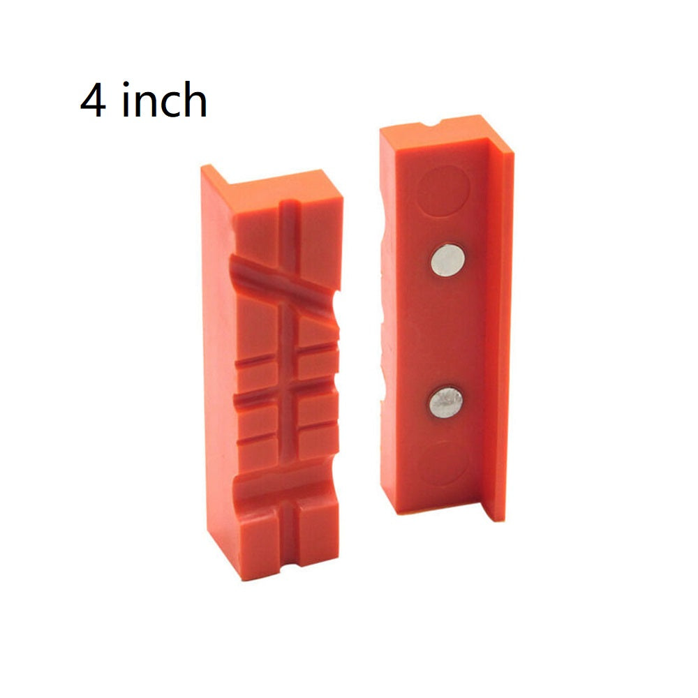 Magnetic Soft Jaw Pads For Bench Vise Rubber Protective Pads Wood  Delicate Materials 11