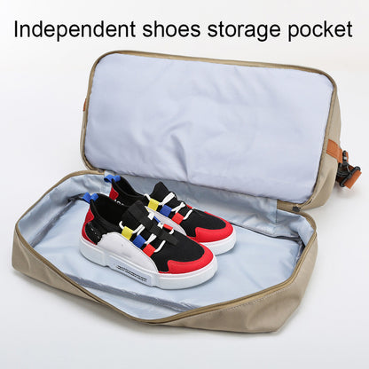 Portable Fitness Duffle Bag CarryOn Luggage For Gym Travel  Work  Trolley Strap  Shoe Compartment 3