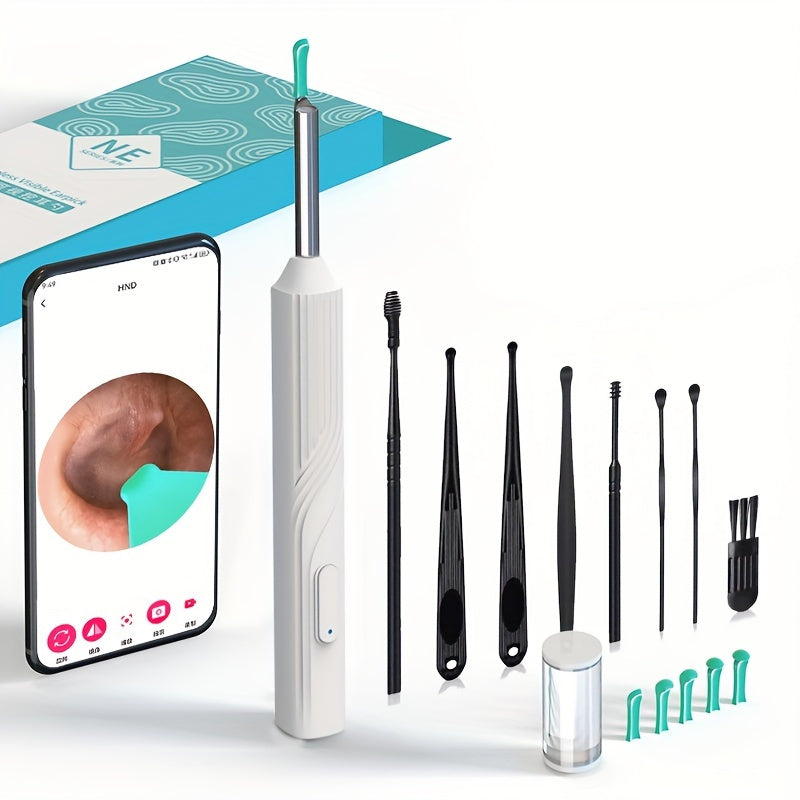 Professional Ear Wax Removal Kit  1296P HD Endoscope With USBC Charging  AtHome Ear Cleaning  Healt 6