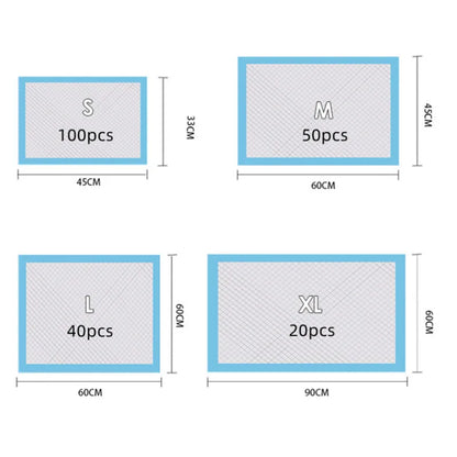 Absorbent Dog Diapers  Puppy Pee Pads Disposable Training Pads with QuickDry Surface for Potty Tr