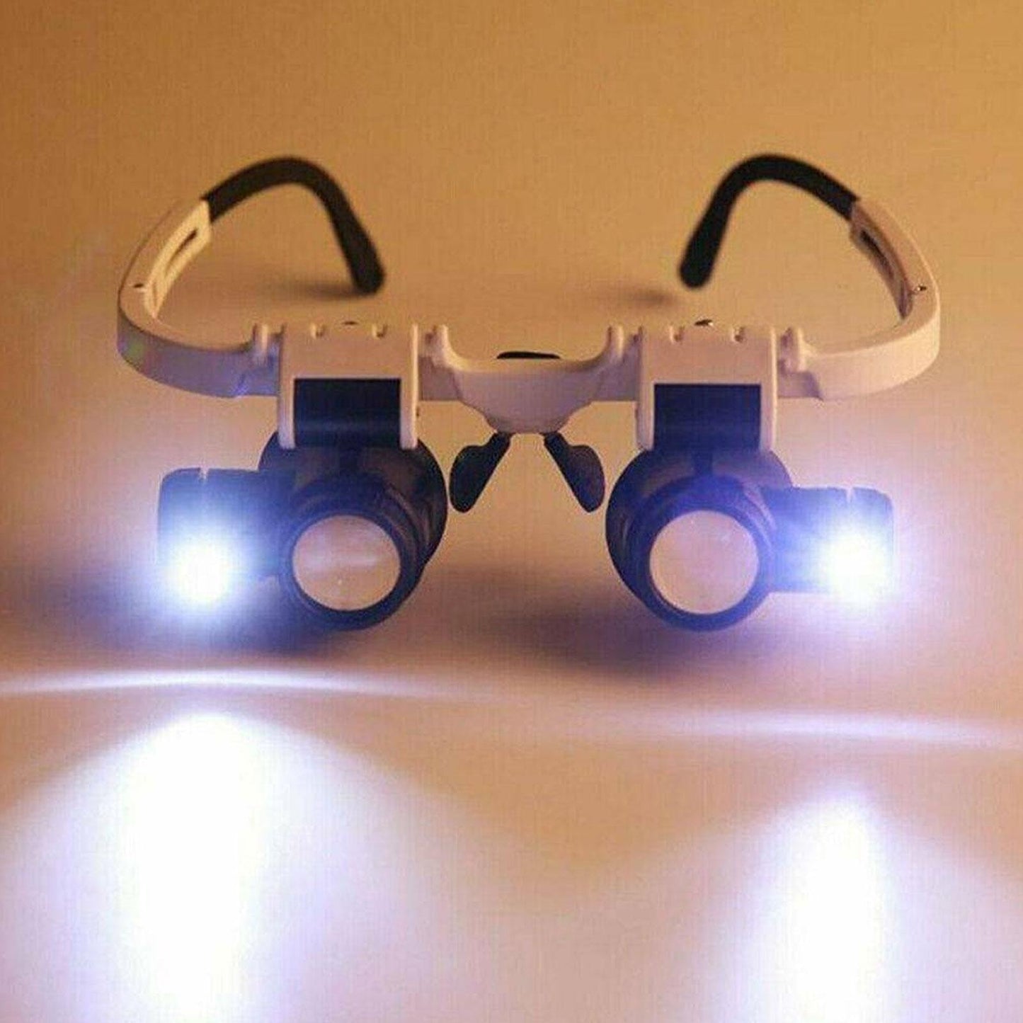 2X LED Watch Jeweler Repair Magnifier with Adjustable Headband, 8X, 15X, 23X Magnification