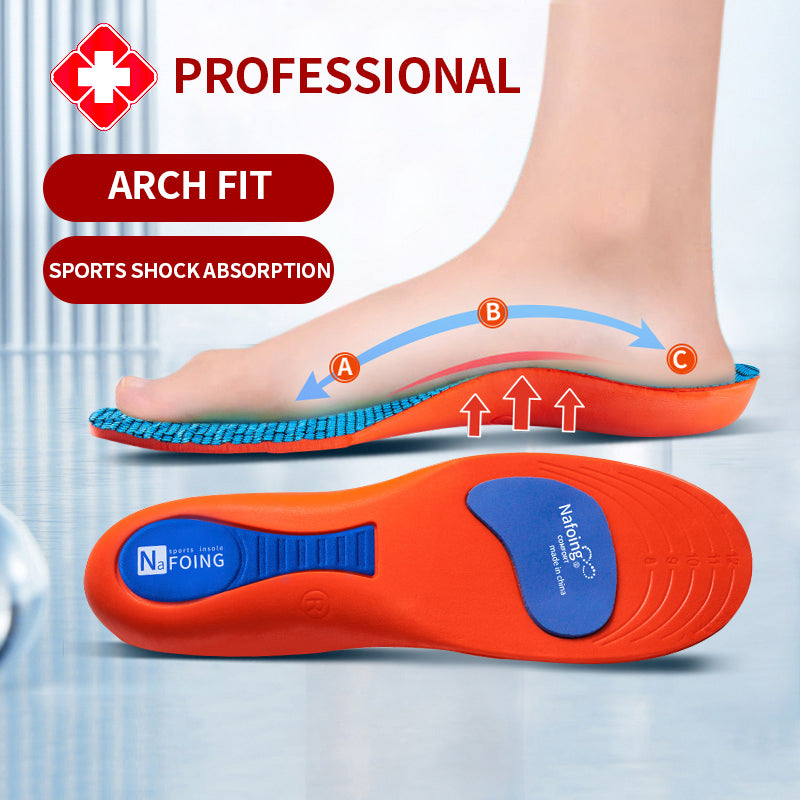 Orthopedic Insoles for Men & Women EVA Sport Care Pads with Enhanced Cushioning & Support