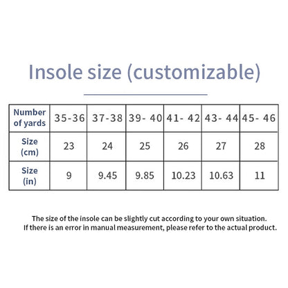 Orthopedic Insoles for Men  Women EVA Sport Care Pads with Enhanced Cushioning  Support