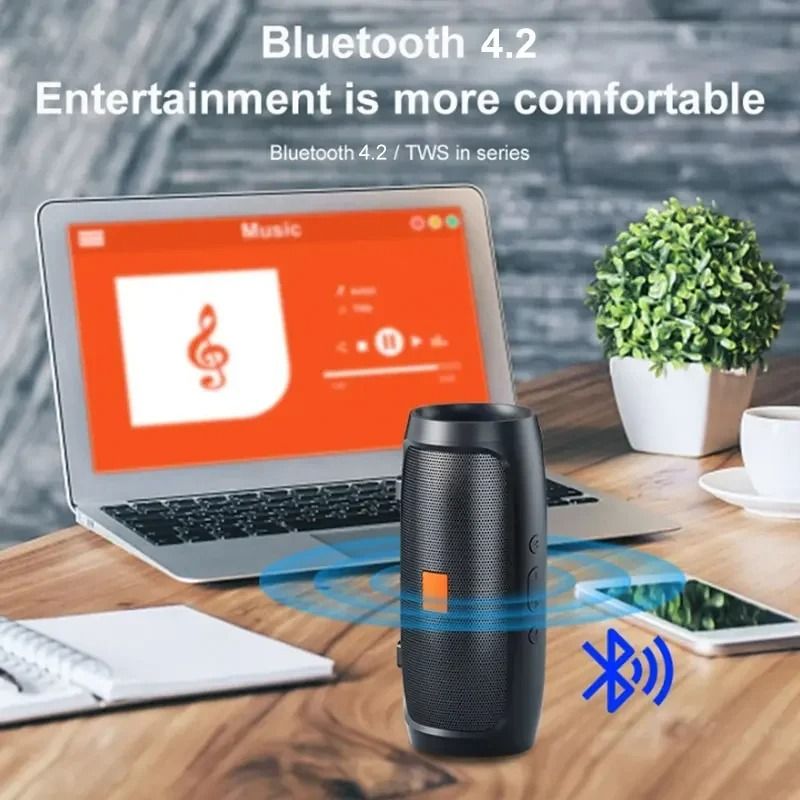 Outdoor Wireless Speaker with Deep Bass