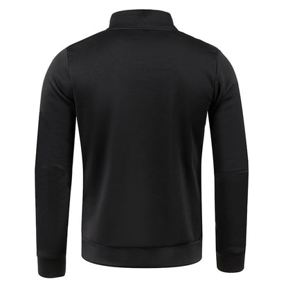 Sweatshirt For Men Fleece Lined Pullover With V Neck  Windproof Design 2