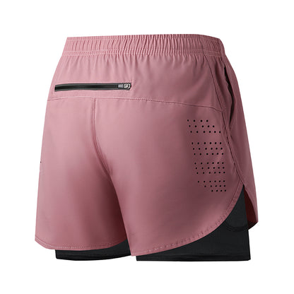 Men Running Shorts QuickDrying Fitness Shorts Double Layer Workout Pants For Training  Bodybuilding 7