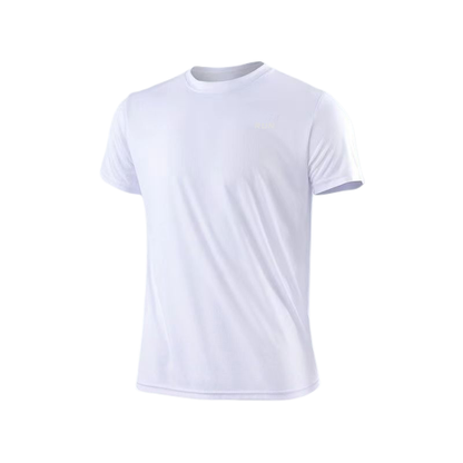 Gym Sport Shirt for Men Breathable Quick Dry Workout Tee  Round Neck Short Sleeve Activewear Top