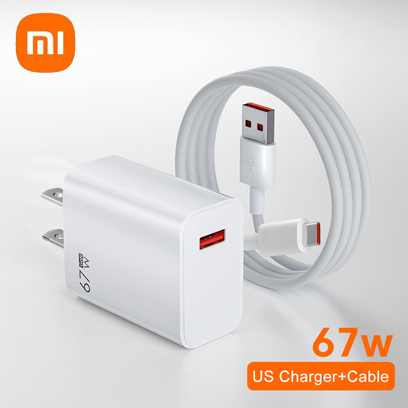 67W USB Fast Charger PD Phone Charger Adapter For Multi Device Charging 6