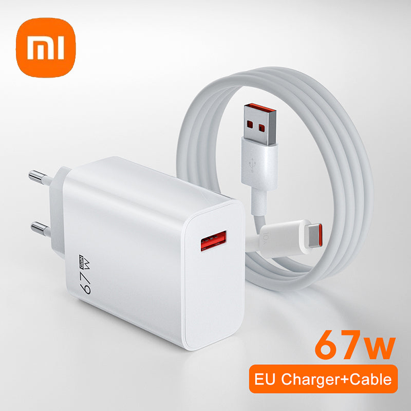 67W USB Fast Charger PD Phone Charger Adapter For Multi Device Charging 7