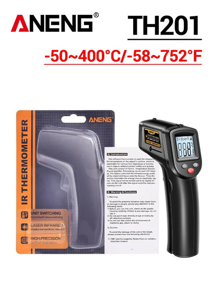Digital Infrared Thermometer Non Contact Temperature Gun With Celsius Display Highly Sensitive Hygr 6