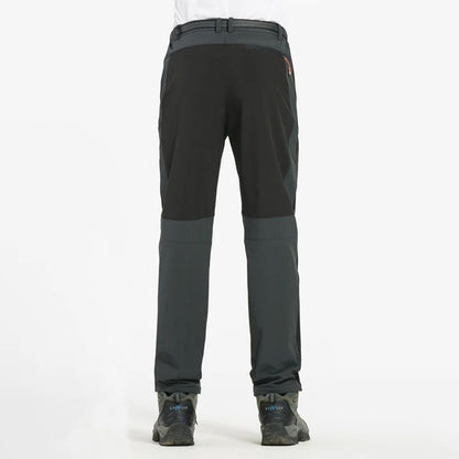 Winter Waterproof Hiking Pants for Men Windproof Outdoor Soft Shell Trekking Pants Warm Camping  Sk