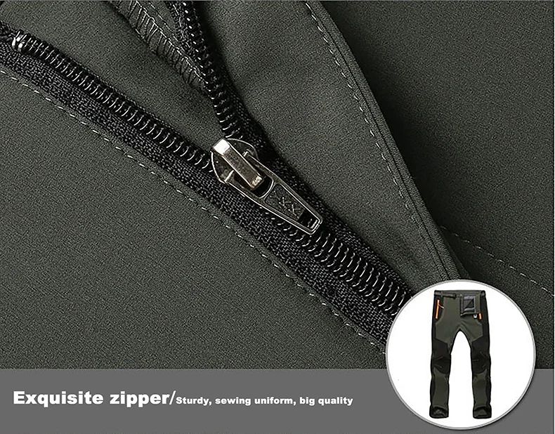 Winter Waterproof Hiking Pants for Men Windproof Outdoor Soft Shell Trekking Pants Warm Camping  Sk