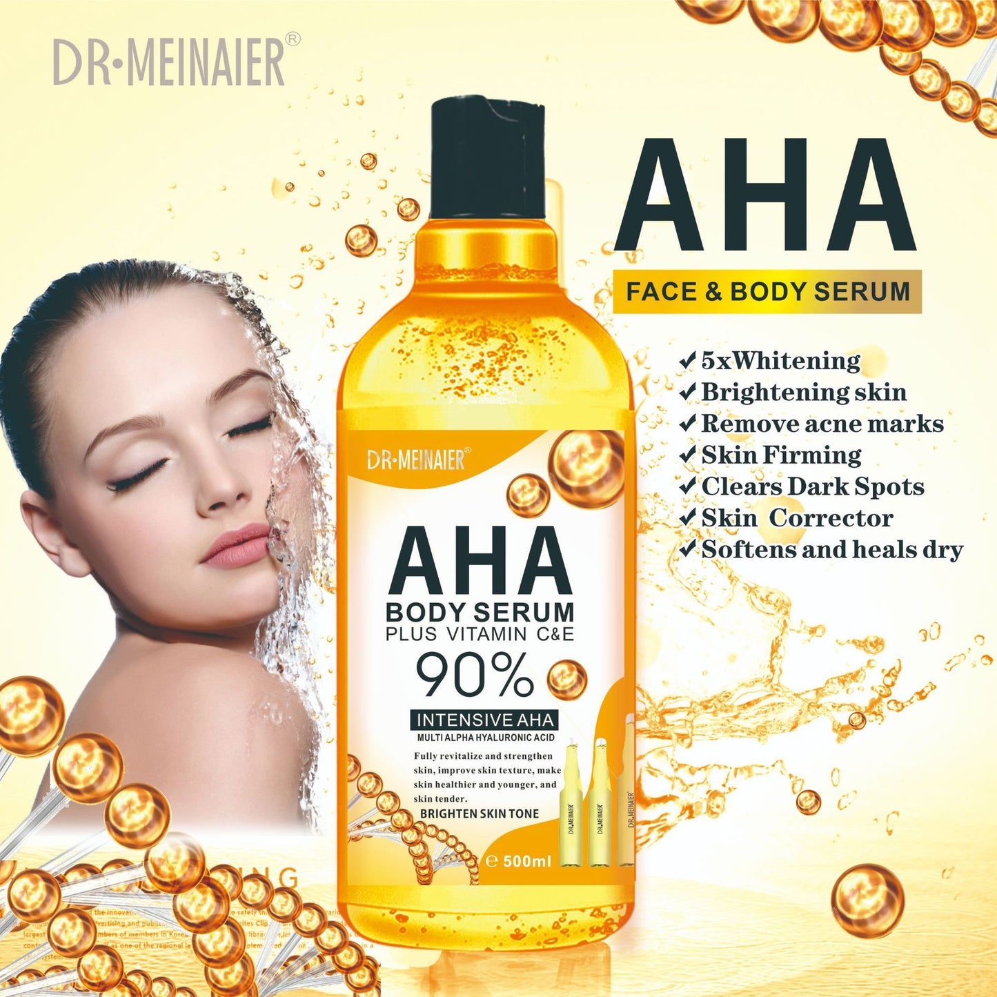 Hyaluronic Acid Face Serum For Whitening  Moisturizing Skin Lightening Body Serum For Youthful Skin 2