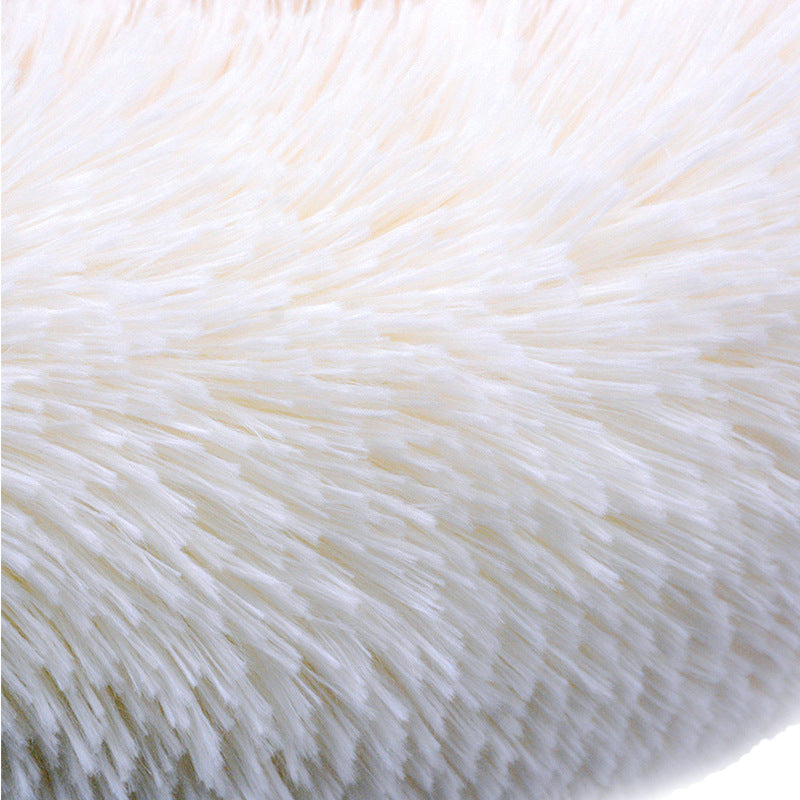 Dog Plush Pet Bed With Winter Thickened Pad And Removable Sleeping Sofa Pad 4