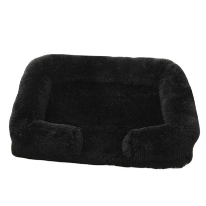 Dog Plush Pet Bed With Winter Thickened Pad And Removable Sleeping Sofa Pad 9