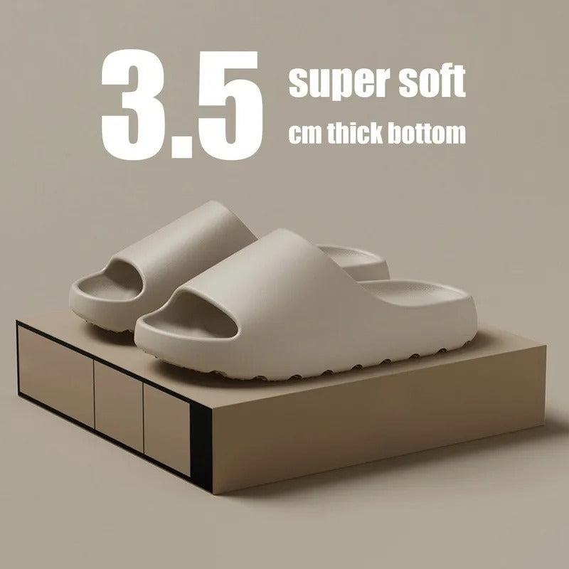 Summer Coconut Slippers Ultra Soft EVA Platform Sandals  Lightweight Fashion Slides For Beach Pool  8