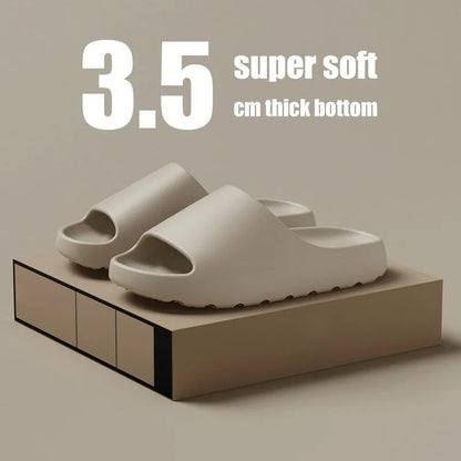 Summer Coconut Slippers Ultra Soft EVA Platform Sandals  Lightweight Fashion Slides For Beach Pool  8