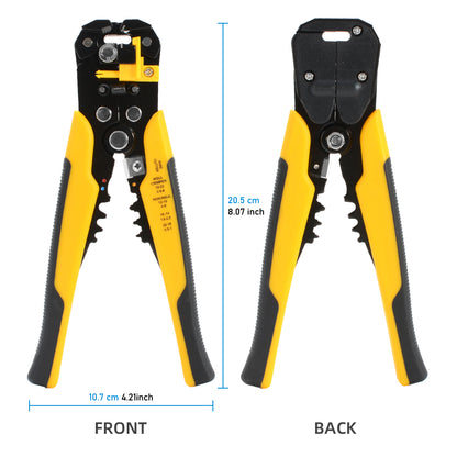 Professional Crimping Pliers All In One Wire Stripper  Terminal Crimper Heavy Duty Hand Tool For El 2