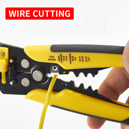 Professional Crimping Pliers All In One Wire Stripper  Terminal Crimper Heavy Duty Hand Tool For El 3